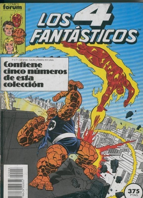 Los 4 Fantasticos volumen 1 retapado 076 al 080