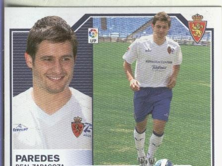 Cromo: Liga 07-08: Paredes del Real Zaragoza