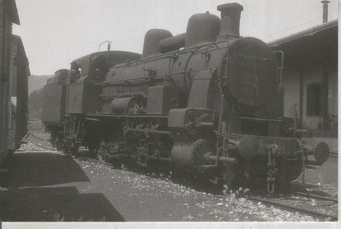 Postal 011895: Locomotiva Gr 447.050 en 1957