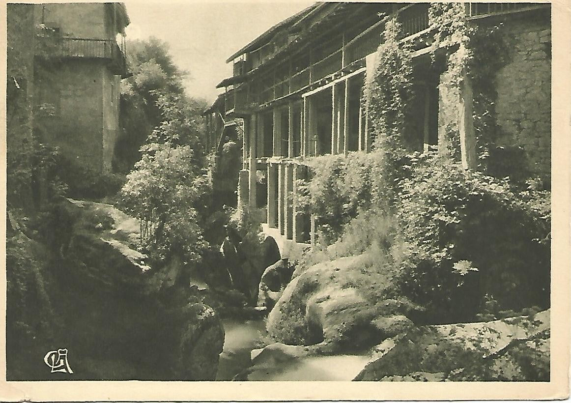 Postal 51225: AIX LES BAINS - Molinos y cascada