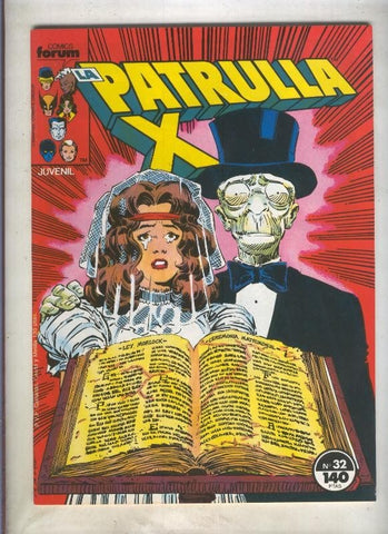 La Patrulla X volumen 1 numero 032: A la caza del tesoro (numerado 1 en trasera)