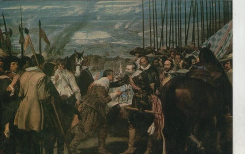 Postal : Museo del Prado: Las lanzas (Velazquez)