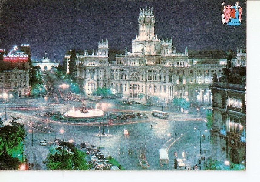 Postal 040374 : Madrid. Plaza de la Cibeles