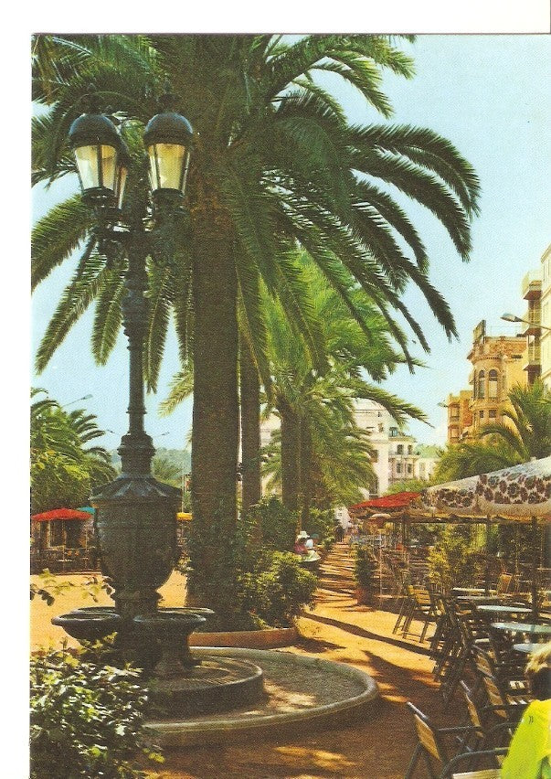 Postal 034990 : Lloret de Mar (Costa Brava). Detalle del Paseo