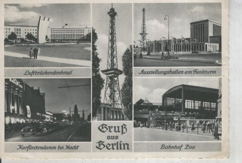 Postal 011286: Vistas varias de Berlin