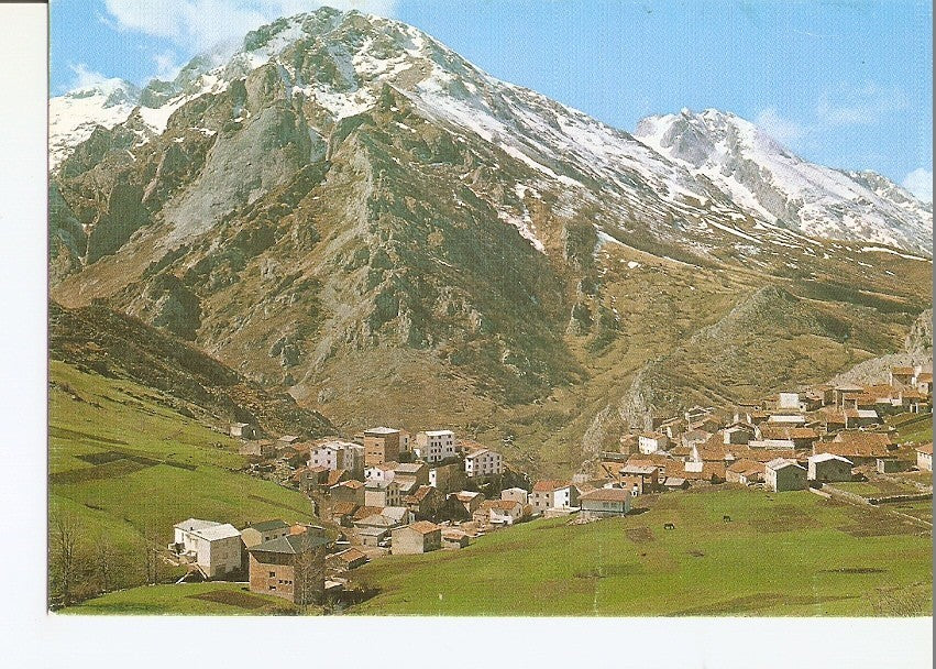 Postal 028641 : Picos de Europa, Sotres, Fondo Castil y Collado de Pandebano
