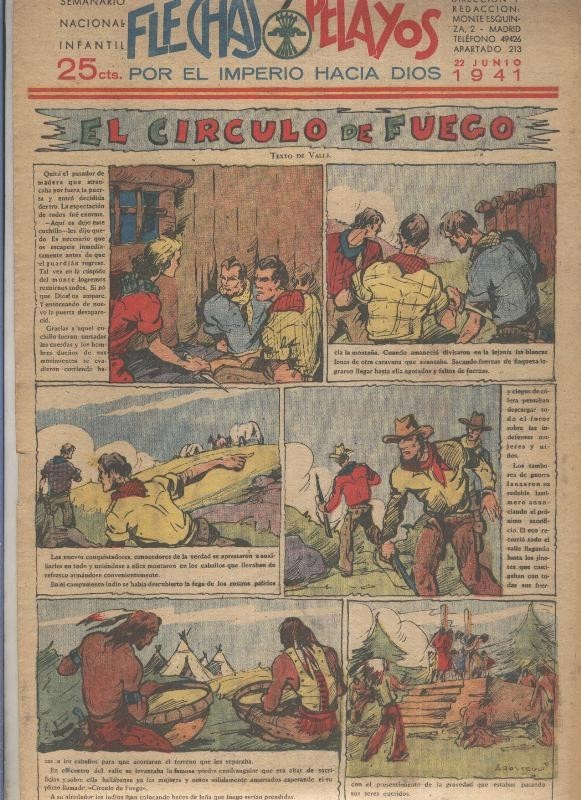 Flechas y Pelayos numero 133 del  22.junio.1941