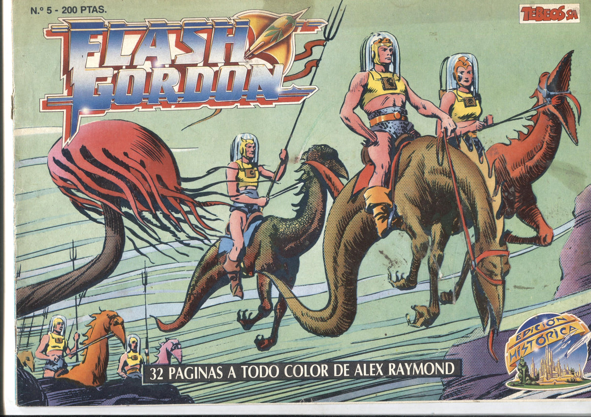 Ediciones B: Flash Gordon numero 05 (numerado 1 en trasera)