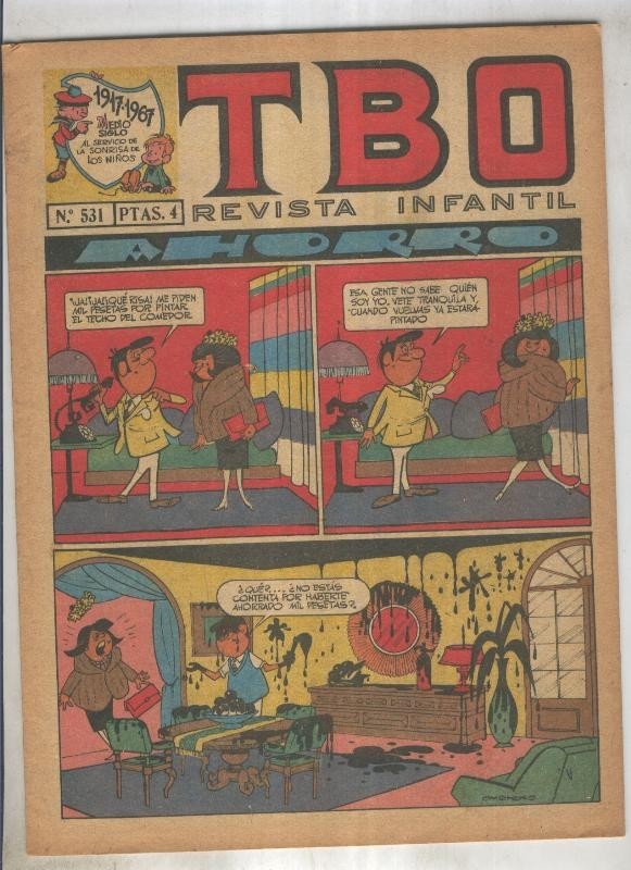 TBO numero 531: Ahorro (Moreno), (numerado 3 en trasera(