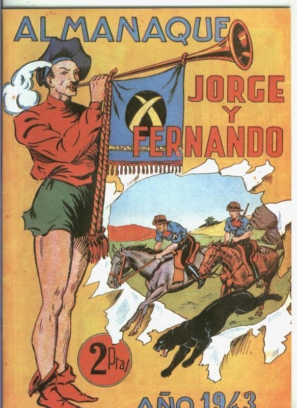 Jorge y Fernando almanaque facsimil 1943: Isabel I de Castilla, la reina catolica