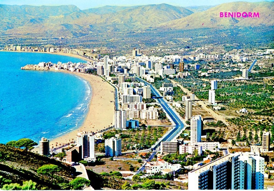 Postal 016599: BENIDORM Alicante - Vita panoramica