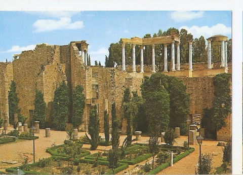 Postal 045617 : Merida. Teatro Romano. Peristilo