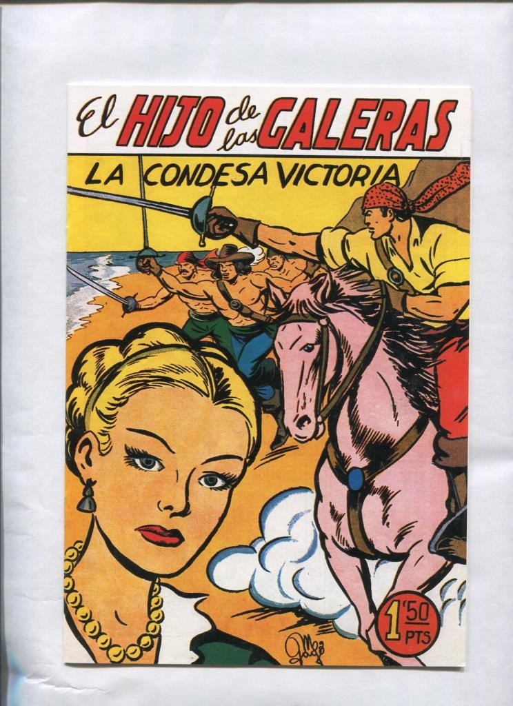 Facsimil:  El hijo de las galeras numero 06: La condesa victoria