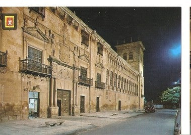 Postal 047926 : Soria. Palacio de los Condes de Gomara. Vista nocturna