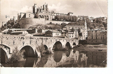 Postal 023073 : Beziers, Le Vieux Pont et la Cathedrale