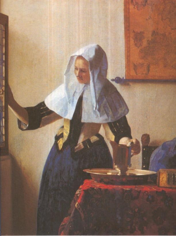 Lamina numero 25: Jan Vermeer: Mujer con jarra