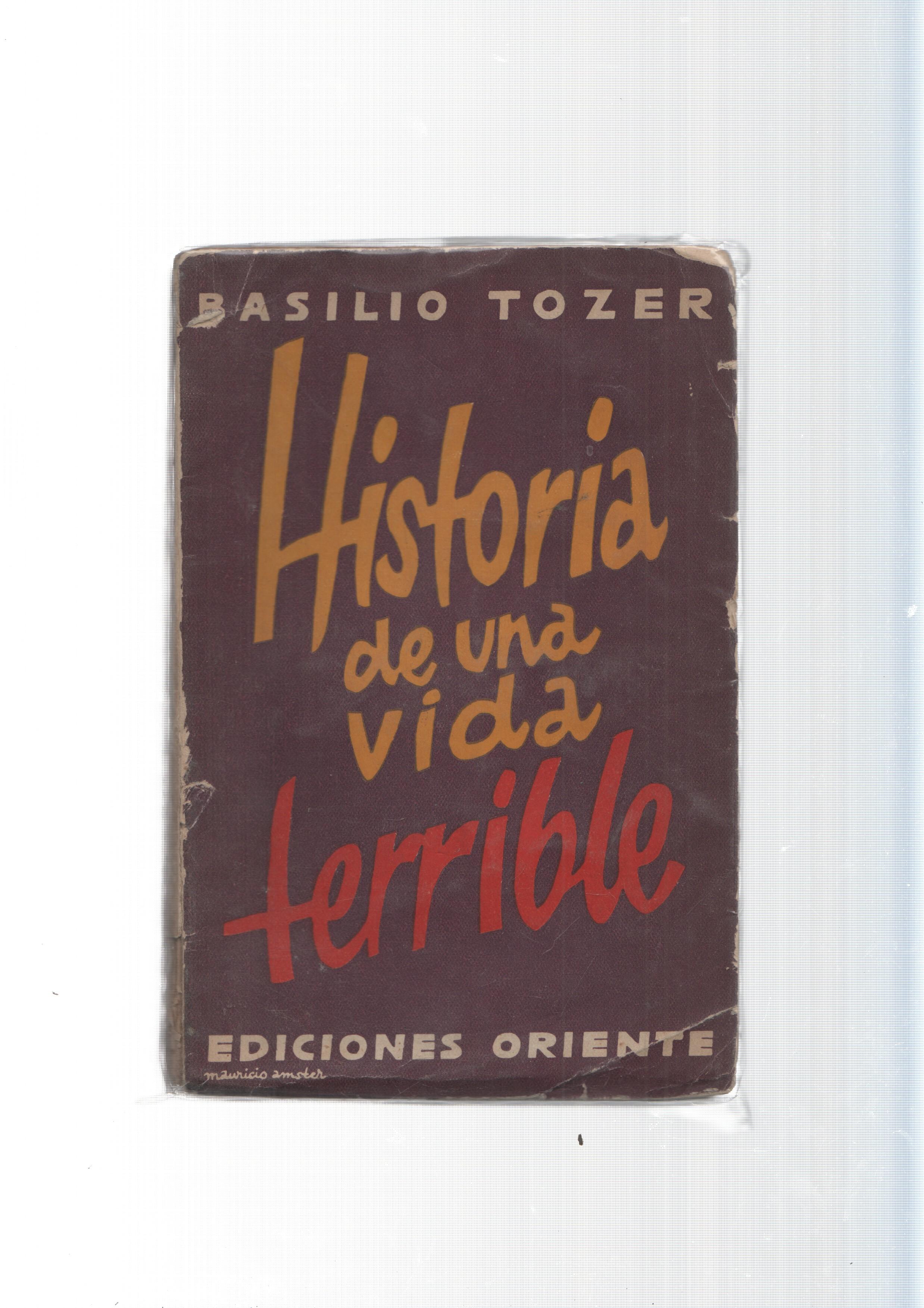 Historia de una vida terrible (cubierta estropeada)