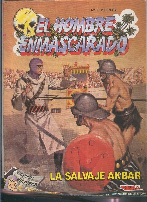 El Hombre Enmascarado numero 03 (numerado 2 en trasera)