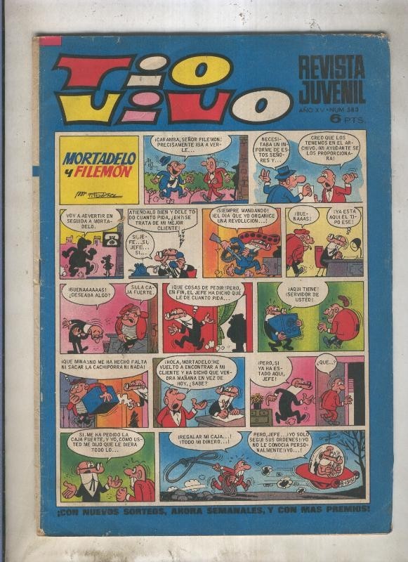 Tio Vivo segunda epoca numero 0583 (numerado 1 en trasera)
