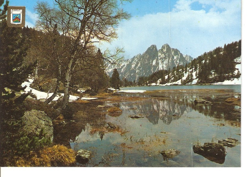 Postal 028622 : Pirineu Català (Lleida), Vall dEspot. Enstany Ratera, Parc Nacional i vista dels Encantas