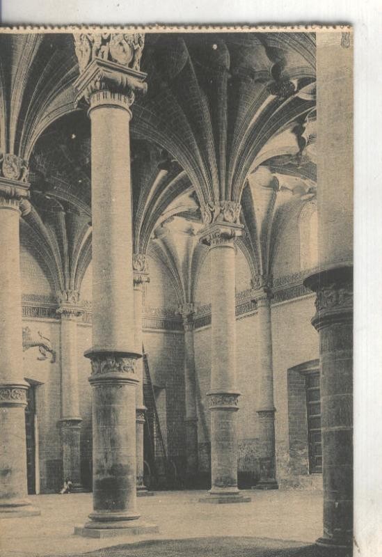 Postal B/N 0048 : Zaragoza: interior de la Lonja