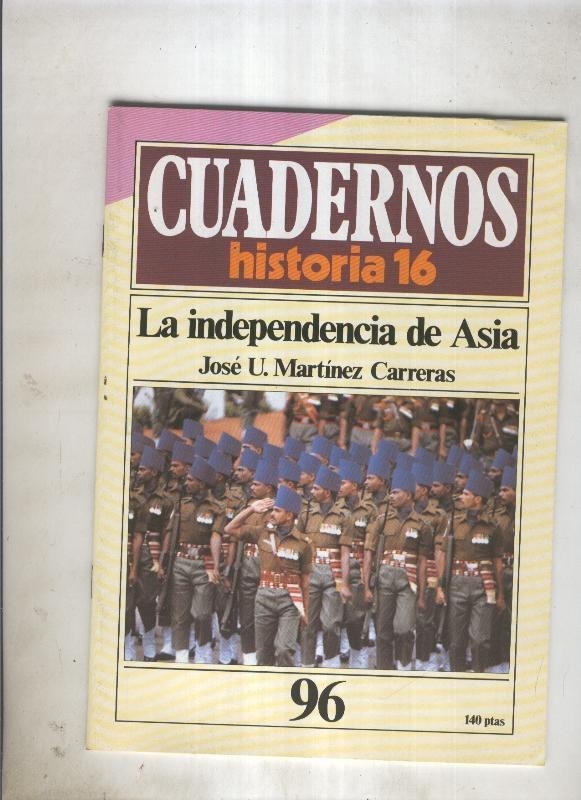 Cuadernos Historia 16 numero 96:La independencia de Asia 
