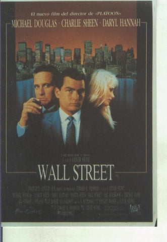 Foto cine 374: Wall Street (Michael Douglas-Charlie Sheen)