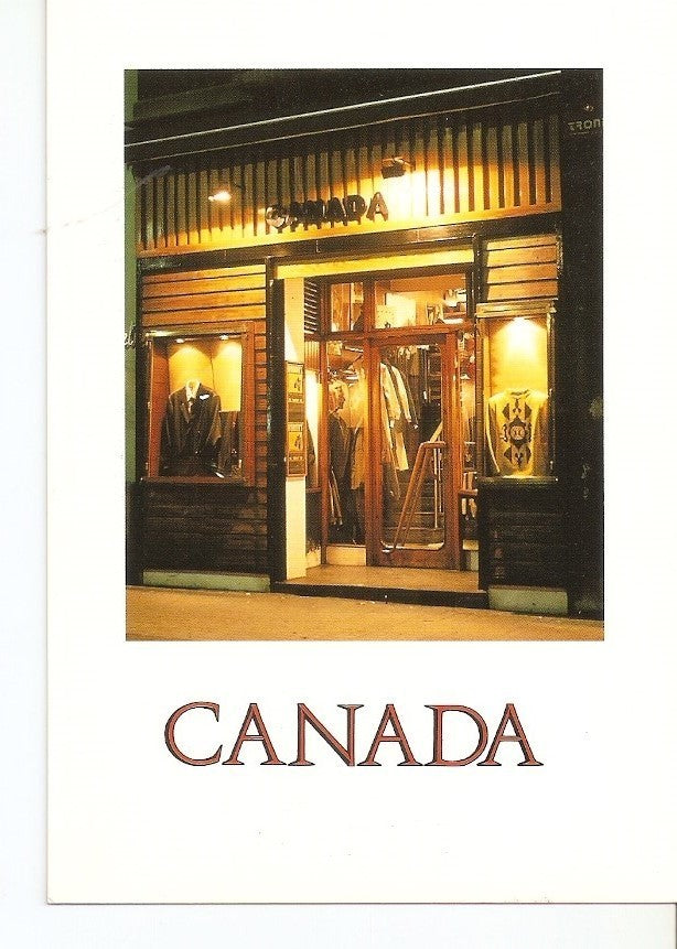 Postal 028711 : Canada. Noves col.leccions destiu, Diagonal Gran Via Muntaner (Barcelona)