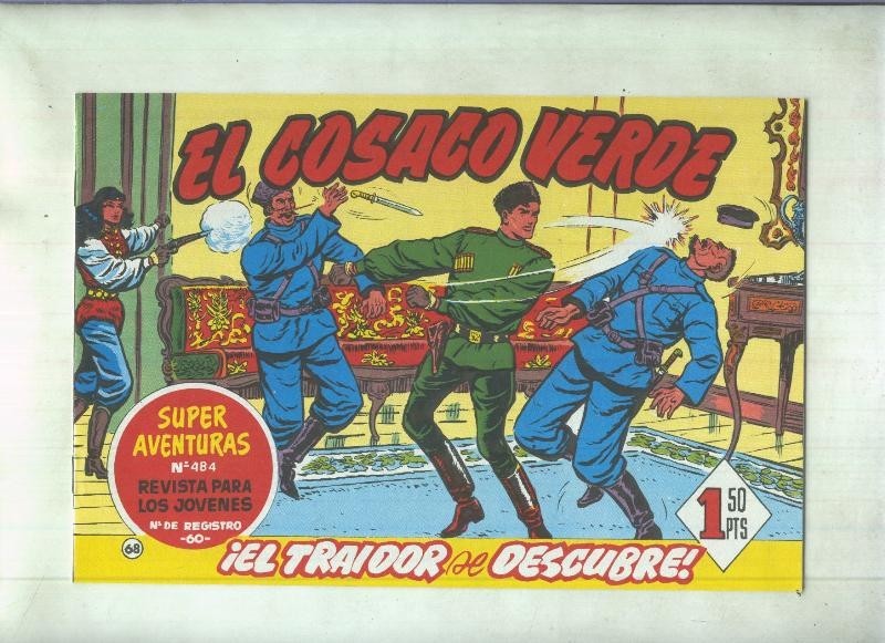 Facsimil de Ediciones B: El Cosaco Verde numero 068: El traidor se descubre