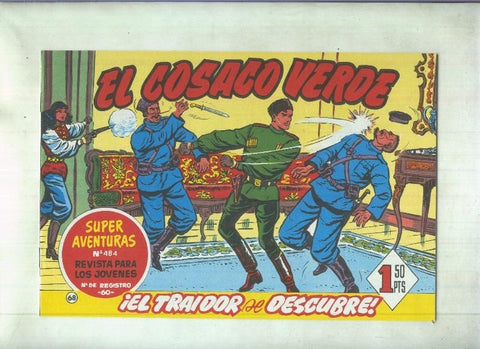 Facsimil de Ediciones B: El Cosaco Verde numero 068: El traidor se descubre