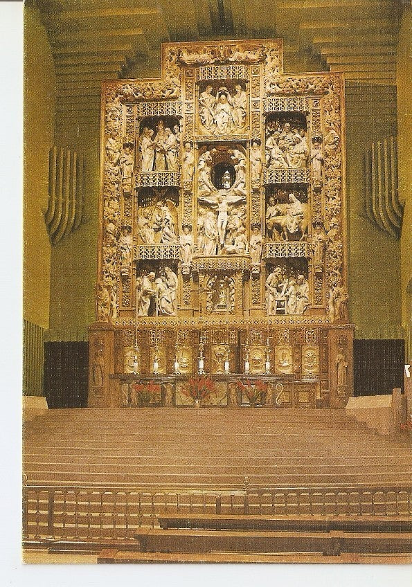 Postal 042937 : Torreciudad. Santuario. Retablo principal