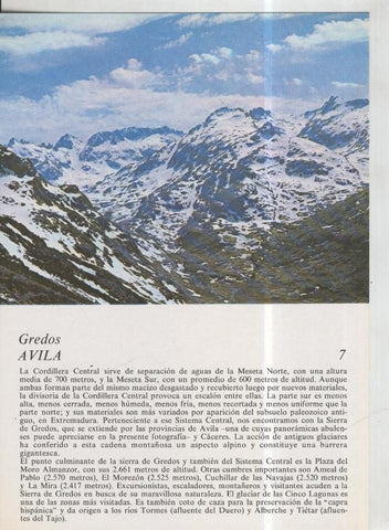 Laboratorio Emyfar S.L.: Imagen 007: Gredos en Avila