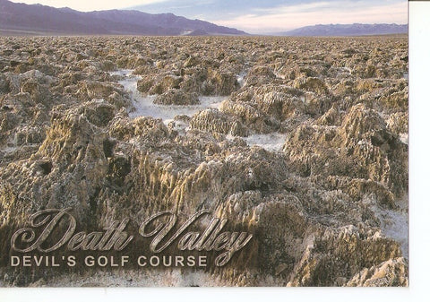 Postal 040792 : Devils Golf Course Death Valley