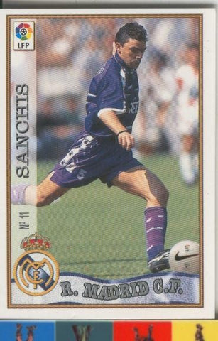 Cromos: Las Fichas de la liga 97-98: Real Madrid numero 11: Sanchis