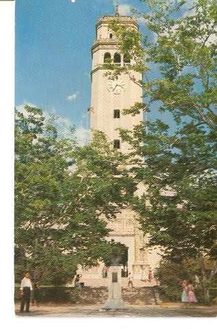 Postal 025112 : Beautiful Tower Administratio Building of the University of Puerto Rico