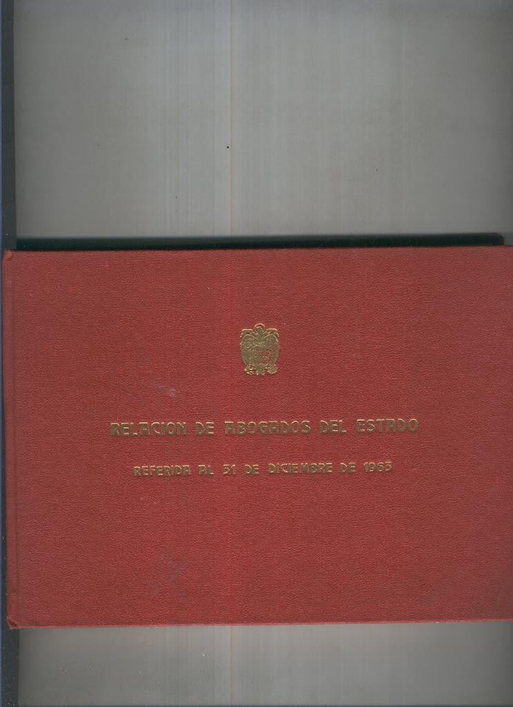 Escalafon de Abogados del Estado para el año 1963