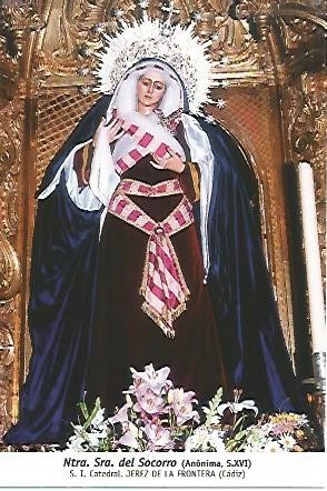 POSTAL 54451: Nuestra Señora del Socorro (siglo XVI). Jerez de la Frontera Cadiz
