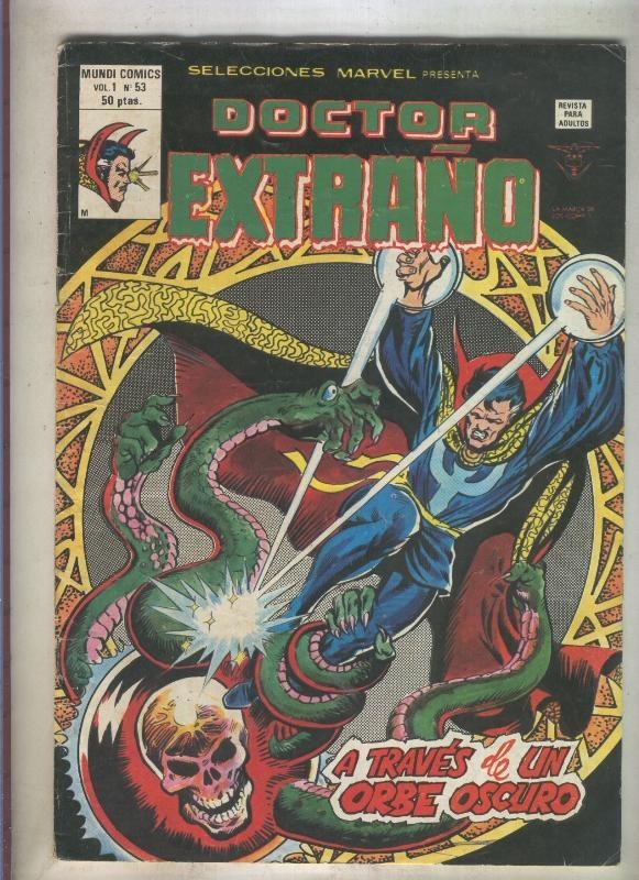 Selecciones Marvel numero 53: Doctor Extraño (numerado 2 en trasera)