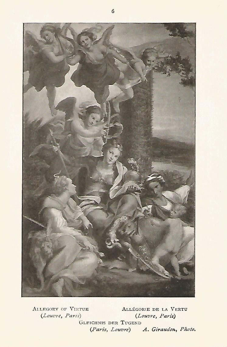 Lamina 095: CORREGGIO. Alegoria de la virtud