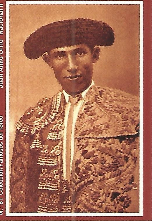 CALENDARIO PUBLICITARIO 81: Coleccion Famosos del Toreo: Juan Anllo Nacional II
