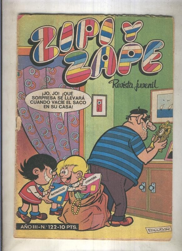 Zipi y Zape semanal numero 122 (numerado 2 en trasera)