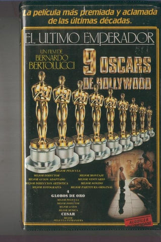 VIDEO VHS: El ultimo emperador