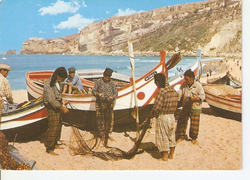 Postal 033157 : nazare (Portugal). Conserlando as redes