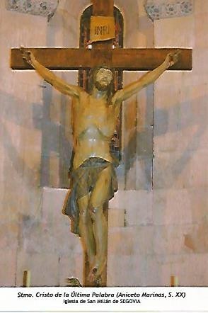POSTAL 54589: Cristo de la Ultima Palabra. Segovia