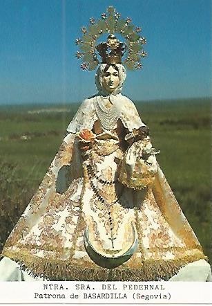Postal 53707: NUESTRA SEÑORA DEL PEDERNAL. Basardilla Segovia