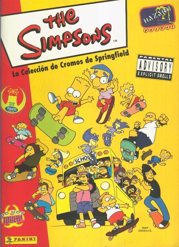 Album de Cromos: The Simpsons la coleccion de cromos de Springfield