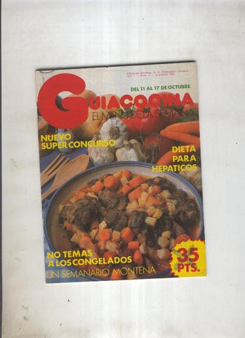 Guiacocina 005, del 11 al 17 de octubre de 1982