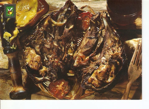 Postal 028748 : Platos Tipicos. Cabeza de cordero con all i oli