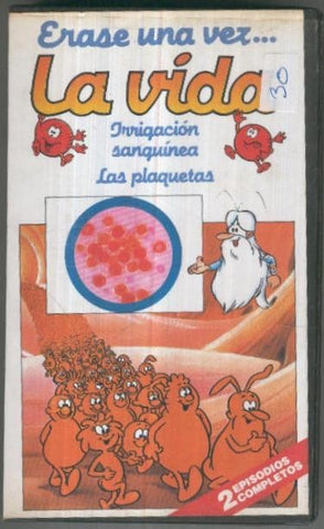 VHS Animacion: ERASE UNA VEZ LA VIDA, No.03 - Irrigacion Sanguinea