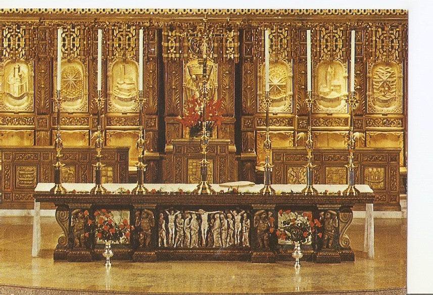 Postal 042938 : Torreciudad. Altar principal del Santuario